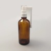 medical 30ml white plastic mouth spray bottle for oral medicine for nasal