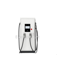 120KW DC fast EV charger with two connectors for Car Charging Station