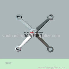 Stainless steel glass spider fittings glass spider holder