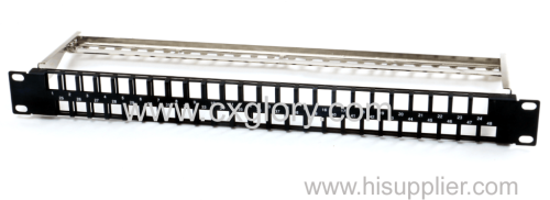 48 Port Meral Blank UTP or STP patch panel