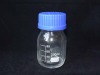 Round Bottle With Blue Screw Cap