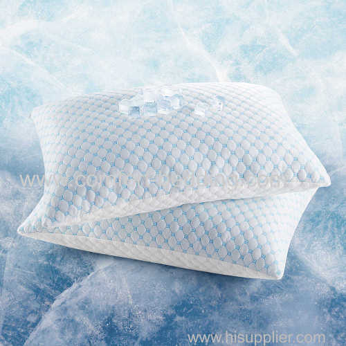 Konfurt shredded icy cool memory foam pillow with removable outer cover for hot sleepers