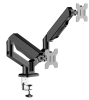 MOUNTUP Dual Monitor Wall Mount Fully Adjustable Monitor Arm For Flat LCD TV Screen Bracket