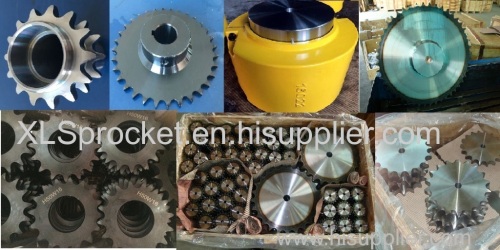 Power transmission roller chain sprockets