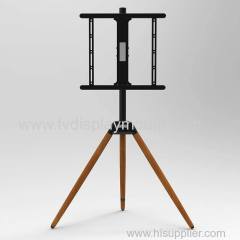 Height Adjustable Lcd Screen Floating Artistic Easel Studio Wood TV Floor Tripod Stand Mount