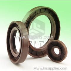 double lips one spring Full rubber wrap whole skeleton oil seal