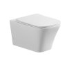 Concealed water tank square shape wall mounted toilet for sale