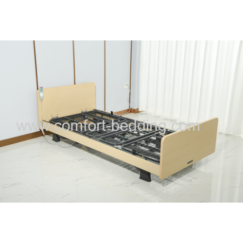 Konfurt Hi-Low adjustable bed base with Retainer Bar for hospital Using