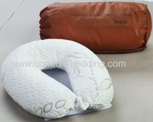 Konfurt U-Shape Travel Pillow Neck Pillow With Mesh Bamboo fabric Comfortable