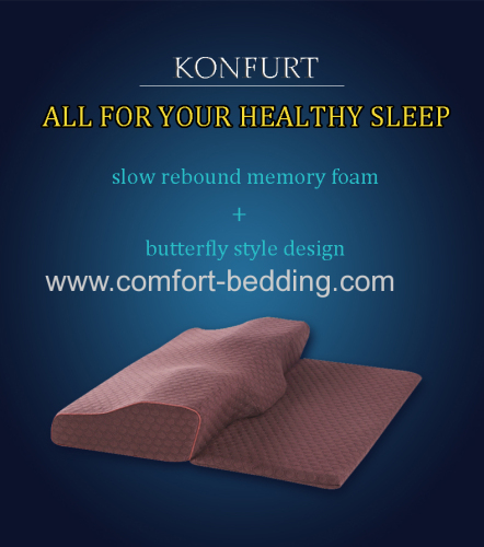 Konfurt Wholesale Memory Foam Pillow Deep Sleeping Orthopedic Magnetic Pillow Ergonomic Cervical Pillow for Neck Pain