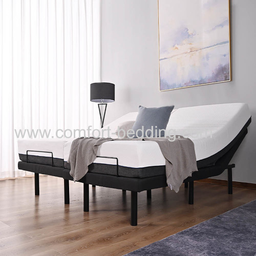 Konfurt Zero Clearance King Folding Base Home Frame Massage Adjustable