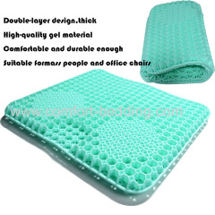 Konfurt Manufacture 3D Ice Pad Sitting Gel Cushions Non-Slip Soft Comfortable TPE Gel Seat Egg Cushion