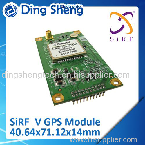 SiRF V GPS Module GPS Engine Board with MCX/SMA connector