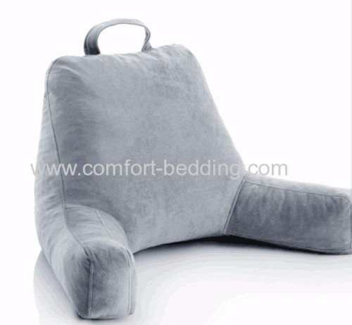 Konfurt Reading Pillow Velour Cover with Zipper for Backrest for Children