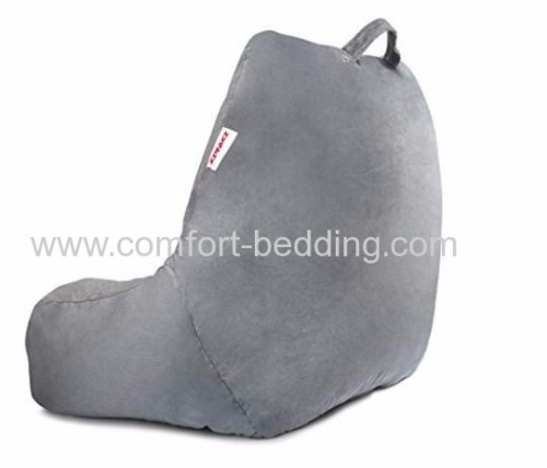 Konfurt Ultra Soft Velour Backrest Pillow Removable Cover Reading Pillow Standard Size