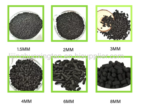 Coal-based chemical columnar activated carbon