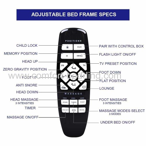 Konfurt 2022 Top Sale Height Adjustable Classic Bed Adjustable Bed Fold Bed