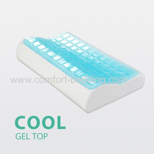 Konfurt Summer Cooling Gel Contour Memory Foam Contour Pillow to Regulate The Temperture