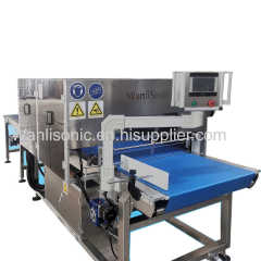 ultrasonic automatic sheetcake and square cake cutting machine bread slicer