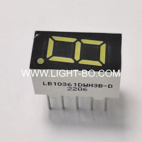 Ultra white Single digit 9.2mm (0.36 ) common cathode 7 Segment LED Display
