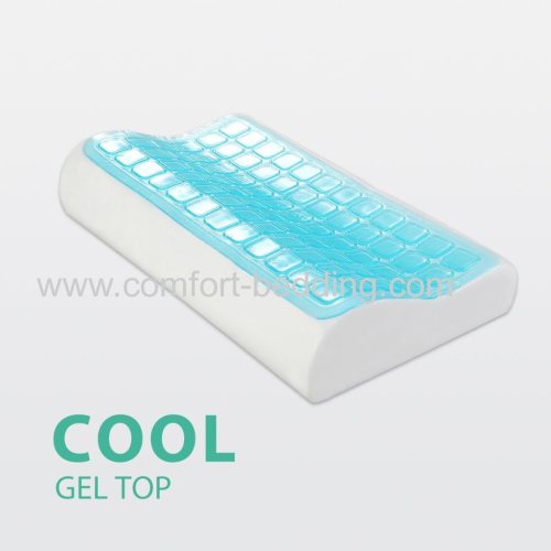 Konfurt Cooling Gel memory foam pillow Gel Contour Memory Foam Pillow PU foam Mold Memory Foam in Summer