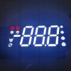 Ultra White /Red Triple Digit 7 segment LED Display common anode for Cooling