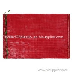 UV Treated Red Color 50*80cm PP Plastic Tubular Mesh bags Onion Net Bag For Morocco Spain Market