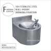 Stainless Steel Wall Mount Drinking Fountain