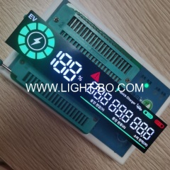 Enhanced Background Customized White/Green/Red 7 Segment LED Display Module for EV Charger