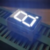 Ultra bright white 9.9mm (0.39&quot;) common anode white 7 segment led display for instrument panel