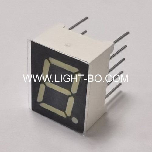 Ultra bright white 9.9mm (0.39 ) common anode white 7 segment led display for instrument panel