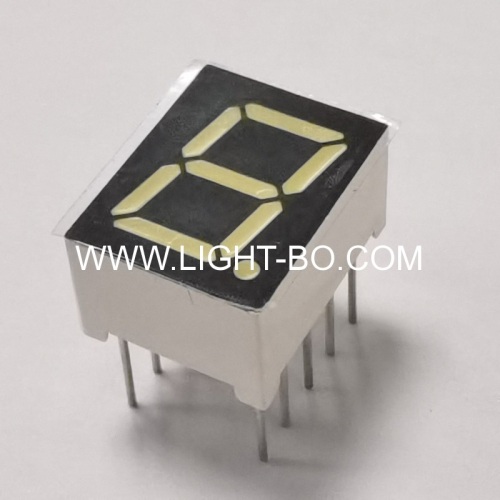 Ultra bright white 9.9mm (0.39 ) common anode white 7 segment led display for instrument panel