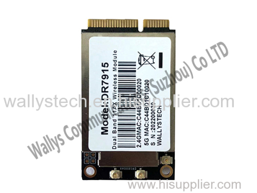 WALLYS//Network_Card/DR7915 wifi6 MT7915 MT7975-2T2R-support-OpenWRT-802.11AX-supporting-MiniPCIe-Module