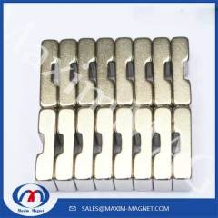 Neodymium custom made magnets in irregular shapes