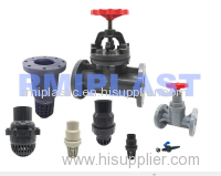 PP PVDF PPH Plastic Globe Valve