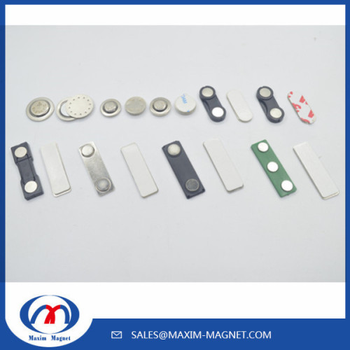 Super strong neodymium magnetic badge holder magnet name tag