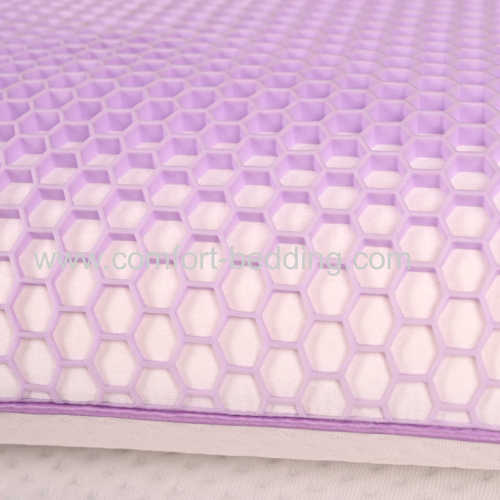 Konfurt Purple Cooling Gel Memory Foam Pillow with TPE Pillowcase