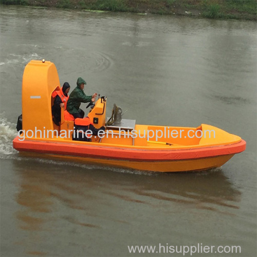 SOLAS 20Knots 6.0M 15Persons Water Jet Fast Rescue Boat FRB With Diesel Engine