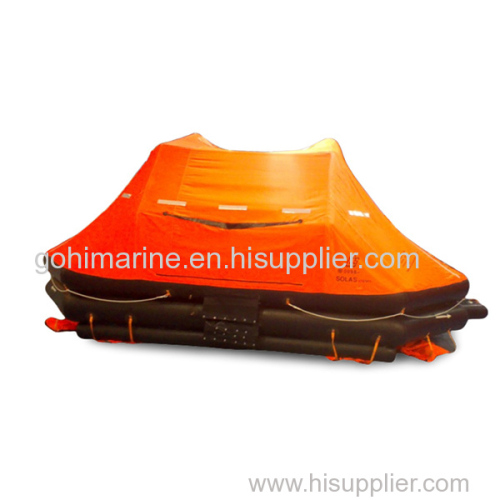 SOLAS Approved 6-150 Persons Self Righting Inflatable Liferaft