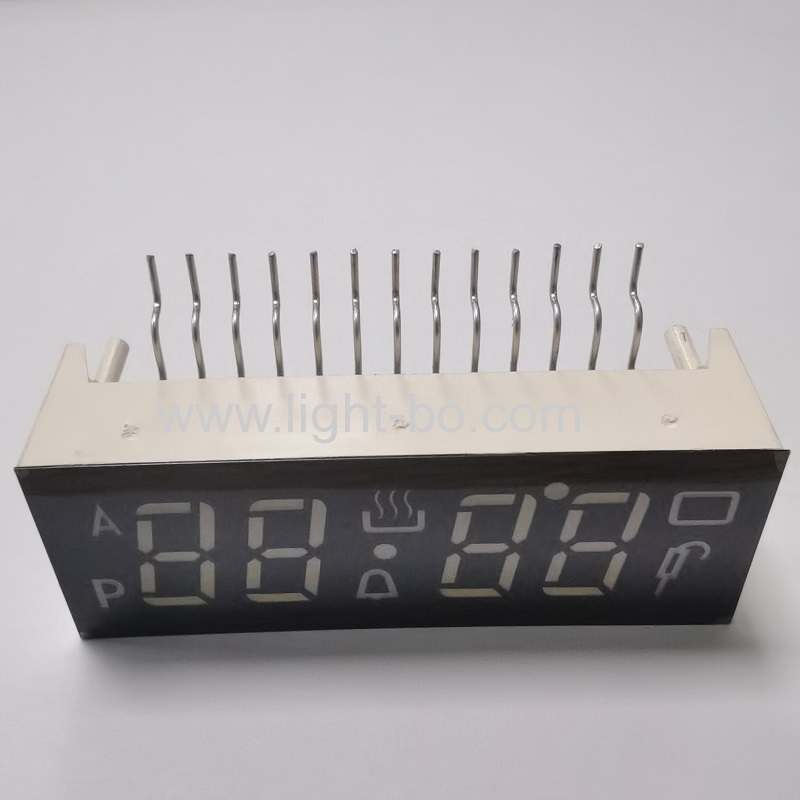 Ultra White 4 Digit 7 Segment LED Display Common Anode for Digtial oven timer controller