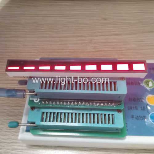 Custom design Ultra Bright Red 9-Segment LED Light Bar for Induction Cooker Indicator