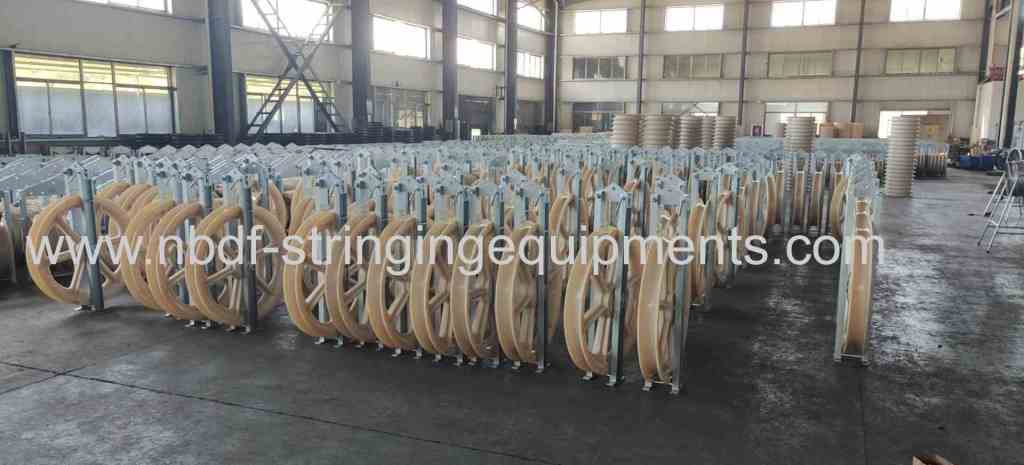 Overhead transmission line stringing tools exported to South American countries
