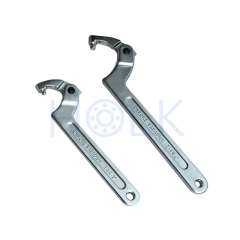 Adjustable Round Head Hook Wrench C Shape Spanners