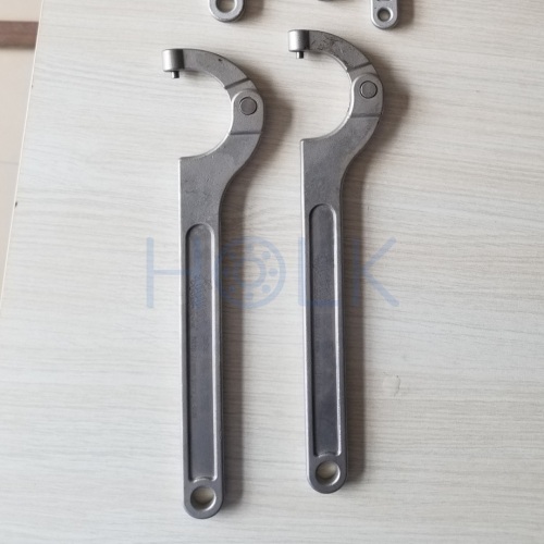 Adjustable Round Head Hook Wrench C Shape Spanners