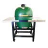 Upgrade 20 inch Ceramic Grill with Cart Esmog oval ceramic grills big green egg kamado grill ceramic bbq Cookware Grills