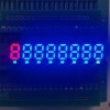 Small size Blue/Green/Red 6.2mm (0.25&quot;) 8 digits 7 Segment LED Display For Instrument Panel