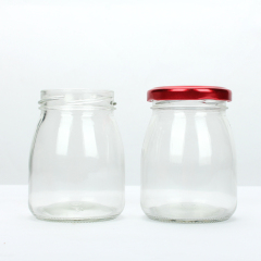 Wide mouth air tight mason glass jars and bottles smooth glass mason jar for food