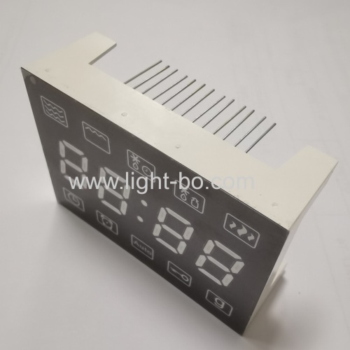 Ultra white 4 Digit 7 Segment LED Clock Display Common cathode for Digtial Oven Toaster