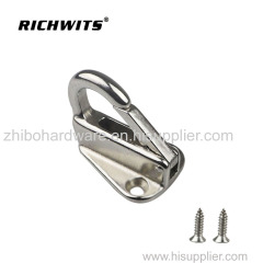 stainles steel boat hardware fender hook