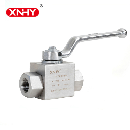 high pressure ball valve YJZQ-J10N PN31.5MPa cut off Hydraulic ball valves SS304